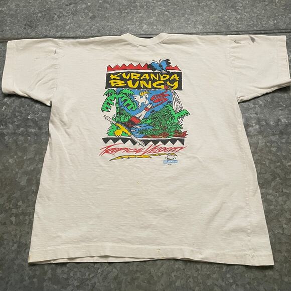 Vintage Other - Vintage AJ Hackett Kuranda Bungy Tropical Velocity Cairns Australia Shirt Medium